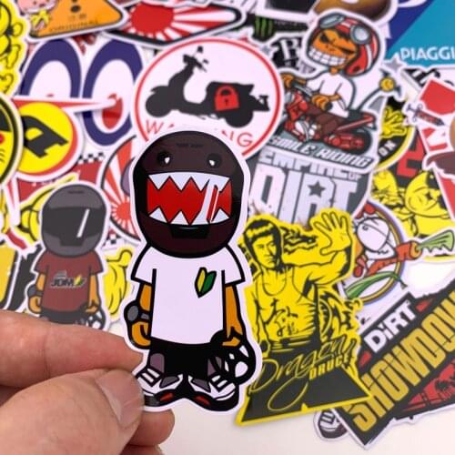40 pcs Funny Car Stickers on Motorcycle Suitcase Home Decor Phone Laptop Covers DIY Vinyl Decal Sticker Bomb JDM Car styling