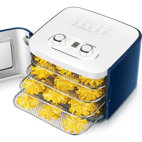 400W Small pet snack dryer fruit meat scented tea dehydration household stainless steel 4-layer large capacity snacks food