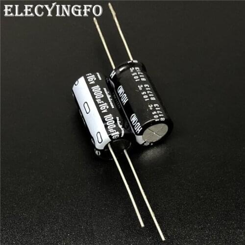 10Pcs/100Pcs 1000uF 16V NICHICON HD Series 10x20mm Super Low Impedance 16V1000uF Aluminum Electrolytic Capacitor