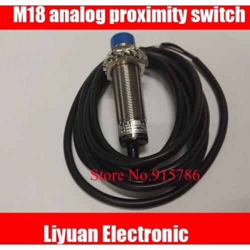 M18 analog proximity switch / linear displacement transducer / 0-10V displacement sensor distance 0-8MM