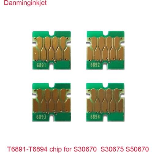 T6891-T6894 Cartridge Chip For Epson SureColor S30670 S50670 S30675 S50675 Printer New Stable replacement Chip