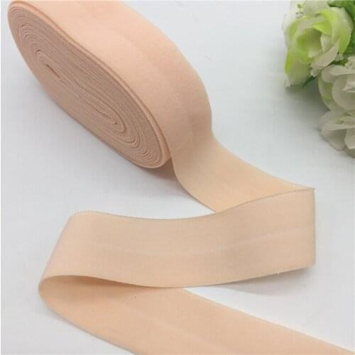 18 Colors 5 Yards 1"(25mm) Elastic Band Multirole Spandex Ribbon Sewing Lace Trim Waist Band Garment Accessory