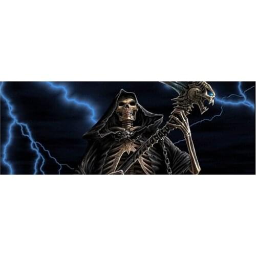 Grim Reaper for Truck Jeep Suv Pickup 3D Rear Windshield Decal Sticker Decor Rear Window Glass Poster 66.1 x 29.1Inch