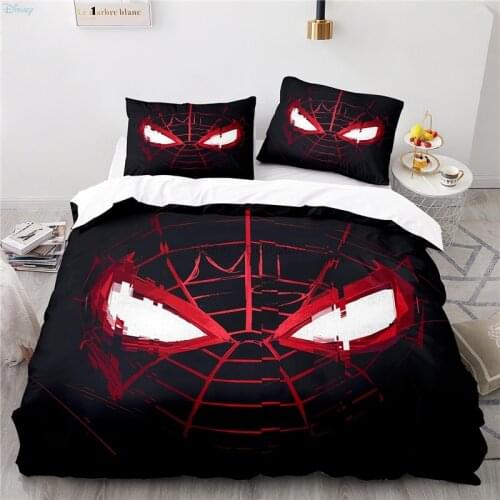 Hot Slae New Spider Man Bedding Set Cartoon Boy Bed Linens 3d Duvet Cover Set Pillowcase Quilt Cover Adult Kids Bedspreads Gifts