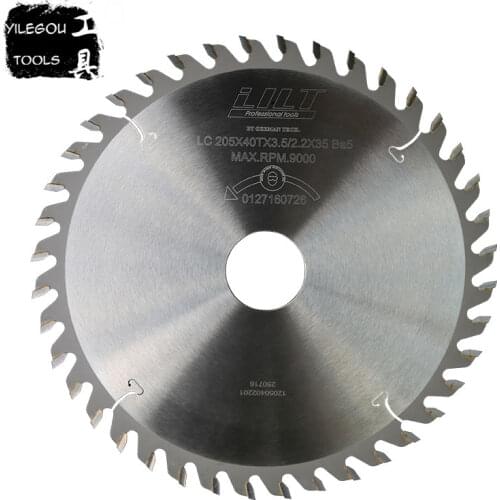 205mm TCT Slotted Saw Blades 8" TCT Grooving Saw Blades 40 Teeth Milling Cutter For Wood Thickness 3.0 to 6.0mm, Bore: 30/35mm