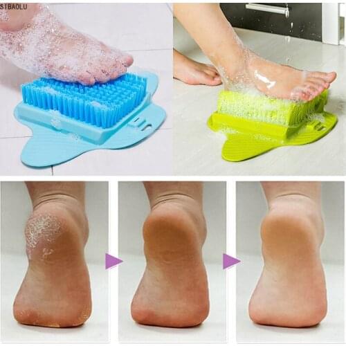 Foot Massage Brush Bath Cleaning Foot Scrub Brush Exfoliating Feet Scrubber Spa Shower Remove Feet Dead skin Foot Care Tools