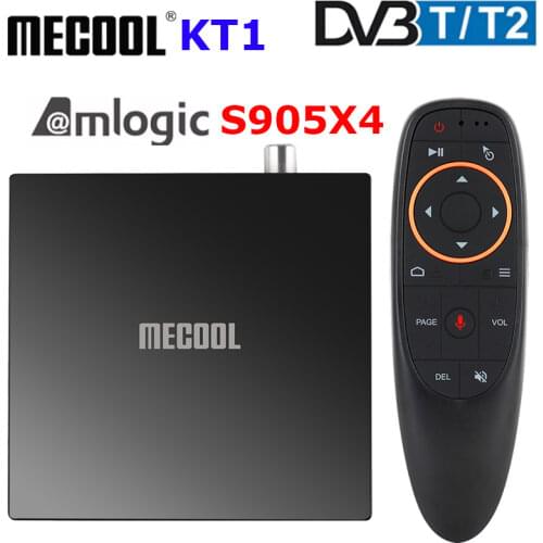Mecool KT1 DVB-T2 Amlogic S905X4 Android 10.0 TV BOX DVB Set Top Box 2GB 16GB AV1 BT 4.2 WiFi 2.4G/5G LAN Dolby 4K Set Top Box