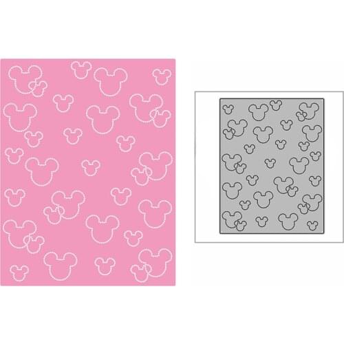 New Dotted Mouse Head Plate 2021 Metal Cutting Dies for DIY Scrapbooking and Card Making Decorative Embossing Craft No Stamps