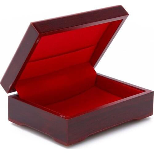 New One Piece 10.5*7.5*4.3cm Wooden Box Playing Card Container Storage Box Packaging Poker Bridge Box