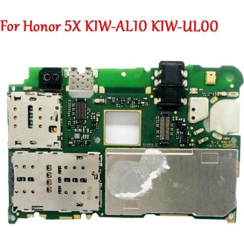 Tested Work Original Unlocked Motherboard For Huawei Honor 5X KIW-L21 KIW-AL10 KIW-UL00 Logic Circuit Electronic Panel Chips