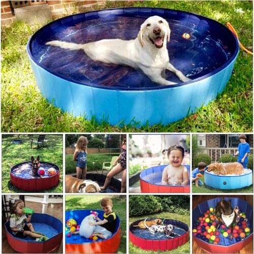 PVC PET pool foldable dog bathtub outdoor portable water bath cat and dog cleaning products