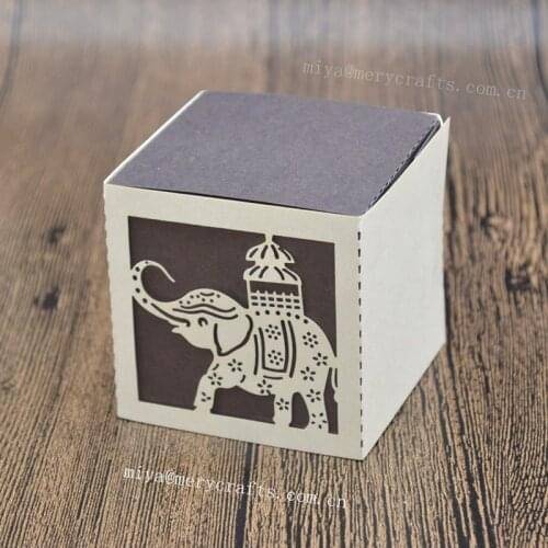 Custom elephant chocolate box new born baby gift box