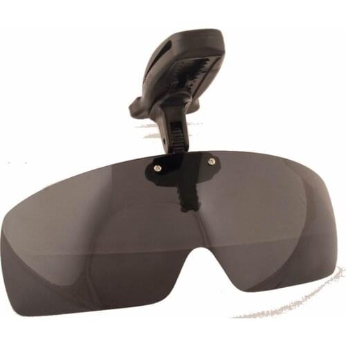 Fishing Sunglasses with Cap Clip Anti-UV Polarized Wine, Yellow, Gray, Black, Dark Green Coffee especially for Wore Glasses