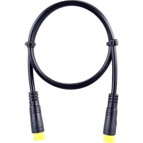 Electric Bicycle Extension Cable 3 Pin Waterproof Cable Ebike Extension Cable Connector for Bafang