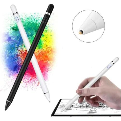 Universal Capacitive Active Stylus Screen Pen For Note Book IOS Microsoft /Android Apple Phone iPad Pencil