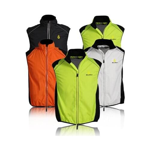 WOLFBIKE Waterproof Reflective Breathable Windproof Cycling Clothing Bike Bicycle Cycle Sleeveless Jersey Jacket