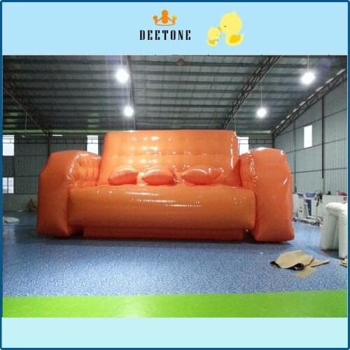 High quality giant airtight sofa, PVC closed air sofa model, advertising model