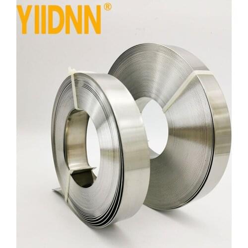 1/2" Width 304 Stainless Steel Banding Strapping Band Strap Tools for Strapping 0.02" Thick Coil, 100 Feet Roll 12.7mm*0.5mm*30m