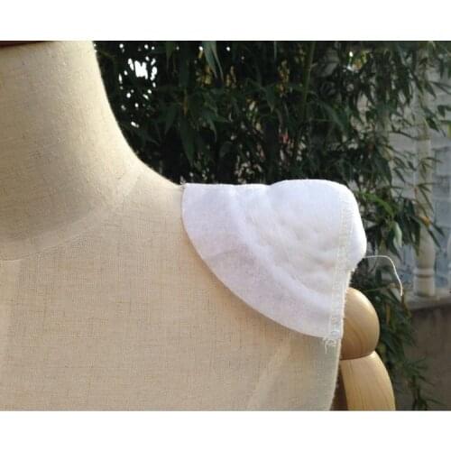 1pair 2pcs Thick 25mm White/Black High Shoulder Padded Shoulder Padding Encryption for Blazer Clothes Sewing Accessories