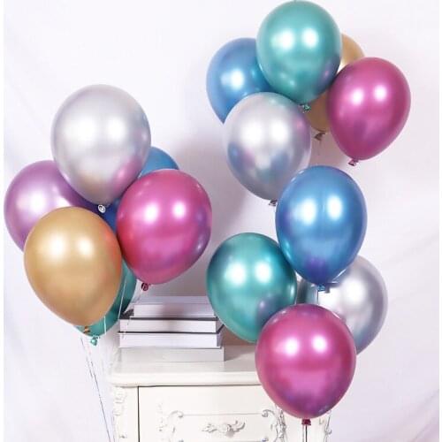 12inch metallic birthday balloons helium birthday party decorations adult bubble baloon ballons decoration birthday