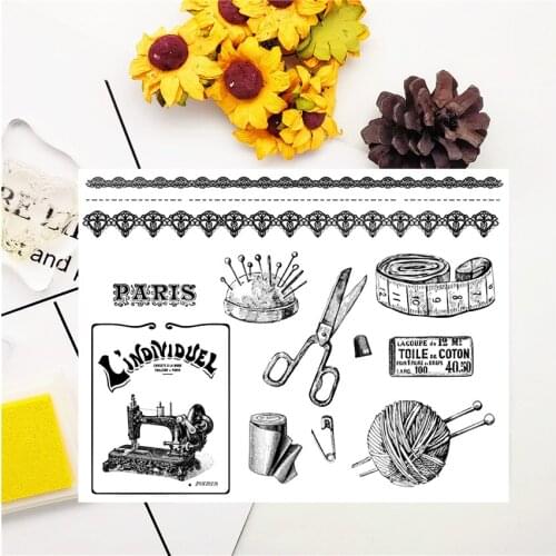 14x18CM Butterfly Ladies Transparent Seal Clear Stamps Silicone Seal Roller Stamps DIY Scrapbook Album / Card Production