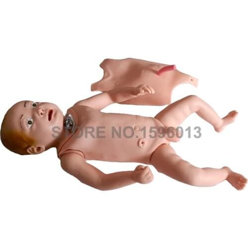 Infant Tracheotomy Nursing Simulator Suction Practice Baby Care Manikin