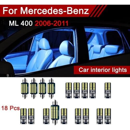 For Mercedes-Benz ML400 2006-2011 Car LED Interior lamp modification Trunk Lamp Car interior lights Accessories 2017 2008 2009