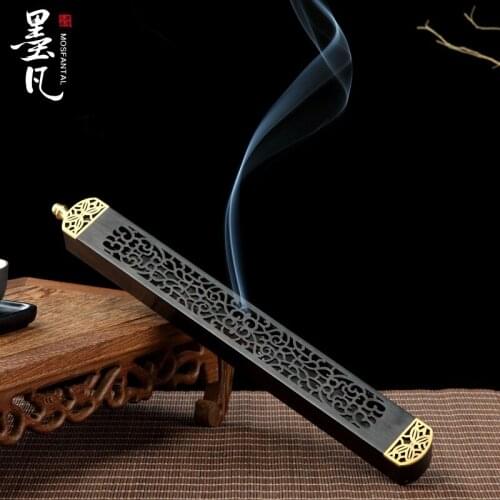 Red rosewood ebony hollow carved plug the incense box purple sandalwood rosewood bedroom fragrant aroma of the incense burner