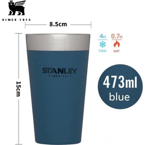 Stainless copo Stanley Mug Outdoor Travel Sports Mens And Womens Stanley Thermos Cup Coffee Drinking Office Heat Preservation