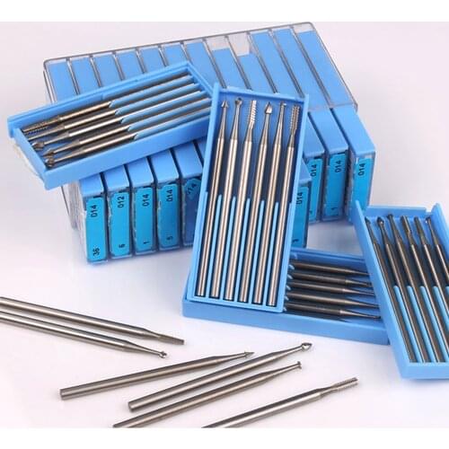 6pcs/lot,Miniature carving cutter kit for dental,jade,jewelry,Wood carvings, bones, olive pits,Shank diameter: 2.35mm