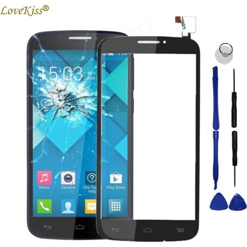 C7 Front Panel For Alcatel One Touch Pop C7 7040 7041 7041D 7041X OT7040A Touch Screen Sensor LCD Display Digitizer Glass Cover