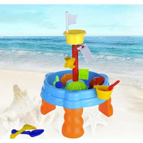Beach Toys For Kids 5-17pcs Baby Beach Game Toys Children Kit Summer Toys For Sandbox Set Beach Play Sand Water Game Play Cart