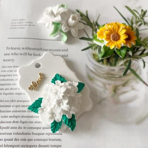 Sunflower Lilac Flower Fondant Cake Mold DIY Gypsum Aromatherapy Silicone Molds Chocolate Candy Baking Mould Cake Decoration