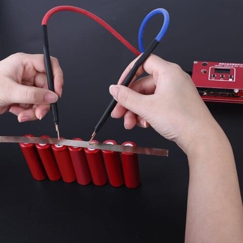 Portable Transistor DIY Mini Spot Welding Machine 18650 Lithium Battery LCD Display Screen Spot Welder with 2 Mos Tubes 875F