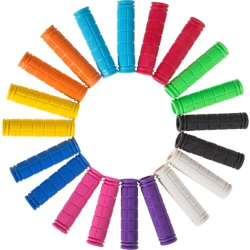 Rubber Bike Handlebar Grips Cover BMX MTB Mountain Bicycle Handles Anti-skid Bicycles Bar Grips Fixed Gear Parts