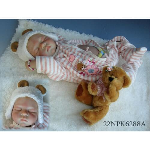 Fee shipping Silicone Vinyl Baby Dolls Reborn Handmade Kids toy Hobbies Princess Dolls Toys For Children Birthday Gift