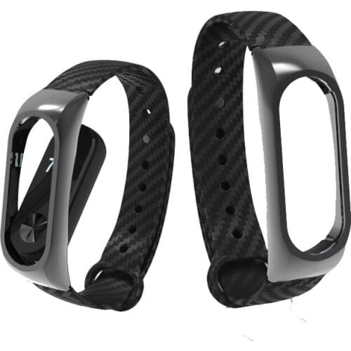 For Mi Band 2 Bracelet Carbon Fiber Wrist Strap for Xiaomi Mi Band 2 Replacement Wristband for Mi Band 2 Strap Accessories