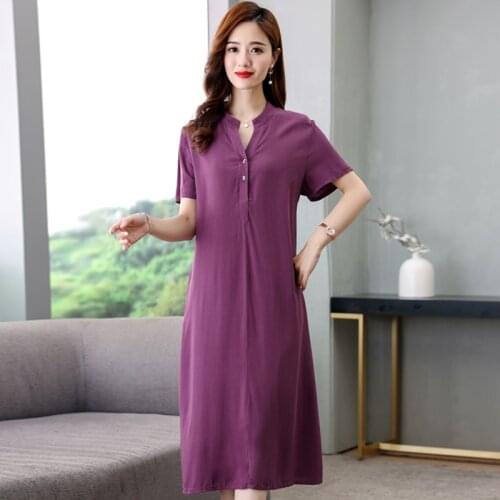 Летние платья на пуговицах Smiao China At AliExpress