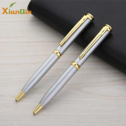 XianQin Office Luxury Mini Metal Roller Ball Pen for Writing 0.7MM Refill Ballpoint Pen Gift Stationery School Supplies
