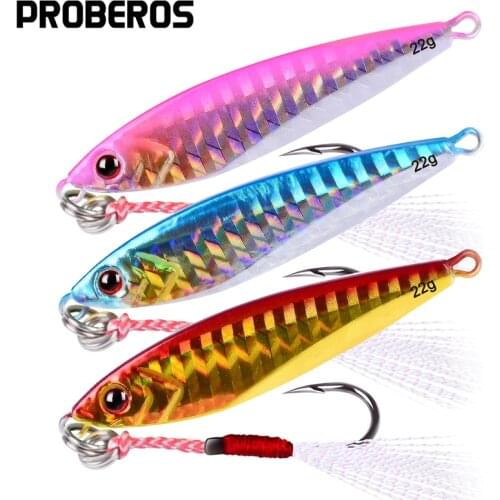 1PC Metal Fishing Lures 6cm-2.36"/22g-0.78oz Lead Fishing Baits Metal Jigging Fishing Lure Artificial Hard Bait Fishing Tackle