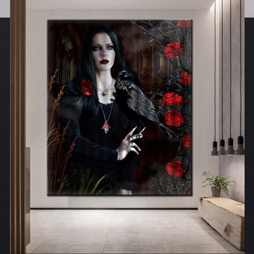 Elegant and luxurious woman Diamond Painting DIY 5d Diablo system Painting Embroidery Full square round drill Home Decor Mosaic