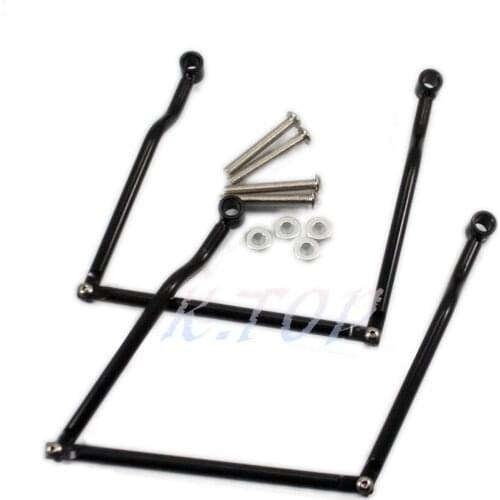 Black Motorcycle Saddle bag Support Bars Mounts Bracket Fit For Kawasaki Honda Yamaha Suzuki Harley