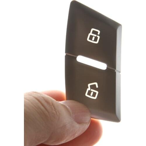 Chrome ABS Car Styling Door Lock Unlock Seat Adjust Memory Switch Button Decoration Cover Sticker For Audi A6 C7 Accessories