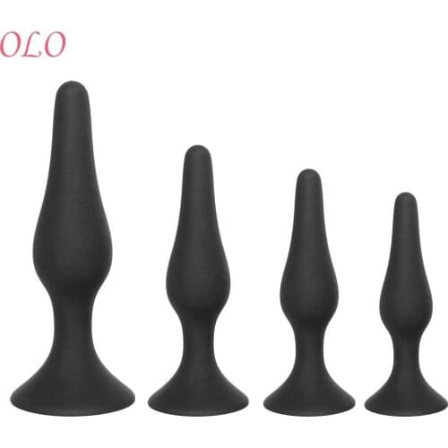 IKOKY Prostate Massager Black Anal Plug Butt Plug for Beginner Anal Sex Toys for Men Women Adult Products