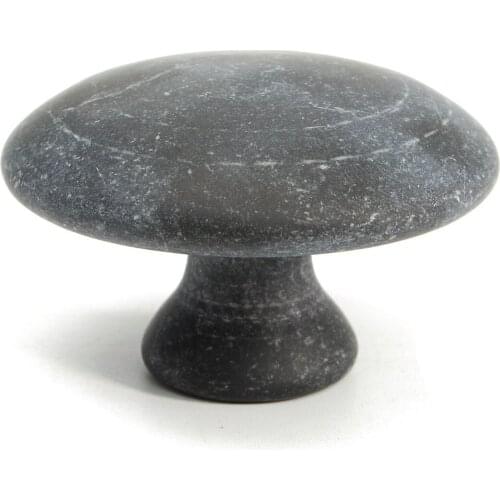 2Pcs Black Ore Stone Massages GuaSha Tool Mushroom Shape Facial Body Anti-wrinkle Face Beauty Portable Massager BianStone Made