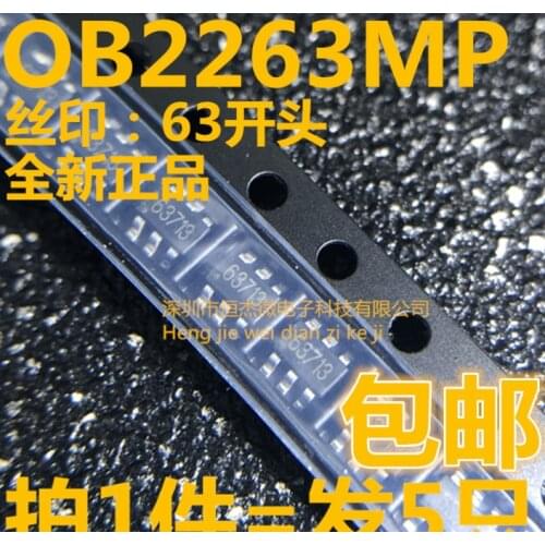 Xinyuan 20PCS/LOT OB2263MP SOT23-6 OB2263 63* SOT SMD new and original
