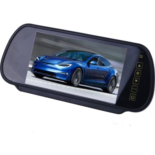 7 Inch TFT LCD Widescreen Touch Button support DVD Car Rearview Mirror Monitor 7'' Parking Reverse Rear view Monitor