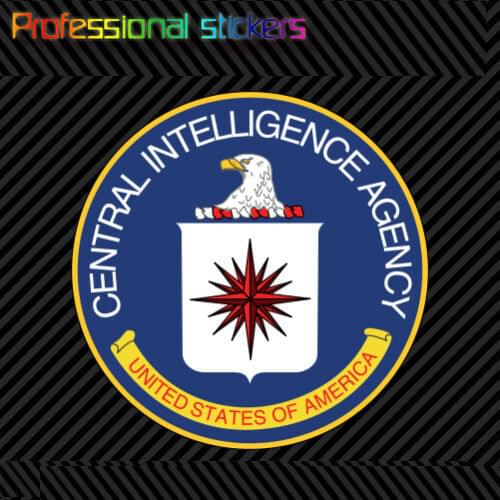 Central Intelligence Agency CIA Seal Sticker Decal Black Usa Clandestine Stickers for Car Windows, Laptops, Mobile Phones