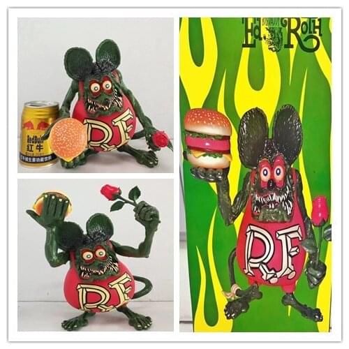 21cm New Boxed Wacky Wobblertm Rat Fink PVC Movable Collection of Toy and Doll Gifts