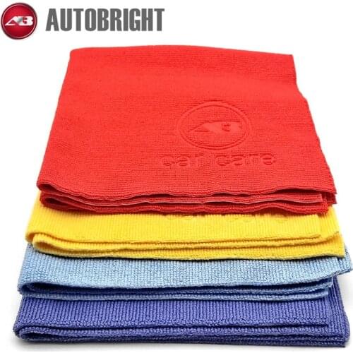 Microfiber Towel Finishing Cloth Soft Cleaning Wipe Wax Dust Towel AUTOBRIGHT Car Care Professional Detailing Polishing Cloth